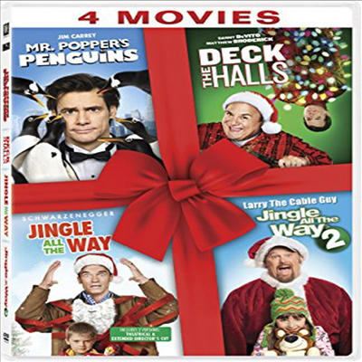 Mr Popper's Penguins / Deck The Halls / Jingle All (파퍼씨네 펭귄들/덱 더 홀스/솔드 아웃)(지역코드1)(한글무자막)(DVD)