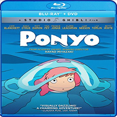 Ponyo (벼랑 위의 포뇨)(한글무자막)(Blu-ray+DVD)