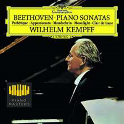 베토벤: 피아노 소나타 8 '비창', 14 '월광' & 23번 '열정' (Beethoven: Piano Sonatas Nos.8 'Pathetique', 14 ‘Moonlight' & 23 'Appassionata') (180g)(LP) - Wilhelm Kempff