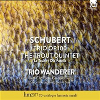 슈베르트: 피아노 삼중주 2번 & 피아노 오중주 '송어' (Schubert: Piano Trio No.2 & Piano Quintet 'The Trout')(CD) - Trio Wanderer