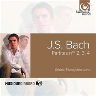 바흐: 피아노 파르티타 2, 3 & 4번 (Bach: Piano Partitas Nos.2, 3 & 4)(CD) - Cedric Tiberghien