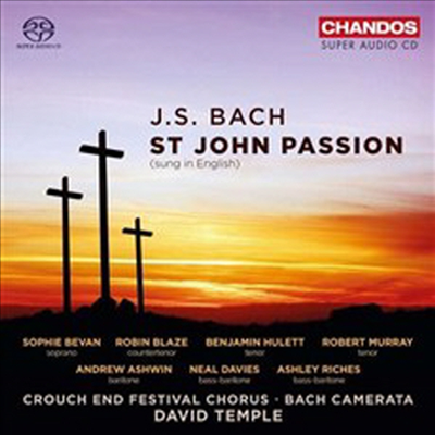 바흐: 요한 수난곡 - 영어반 (Bach: St John Passion, BWV245) (SACD Hybrid) - David Temple