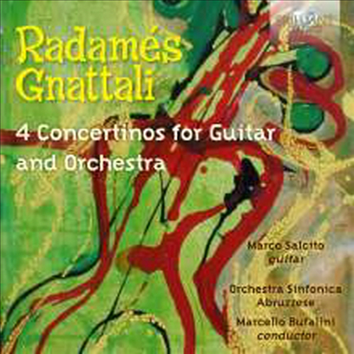 그나탈리: 기타 콘체르티노 1 - 4번 (Gnattali: Guitar Concertino Nos.1 - 4)(CD) - Marco Salcito