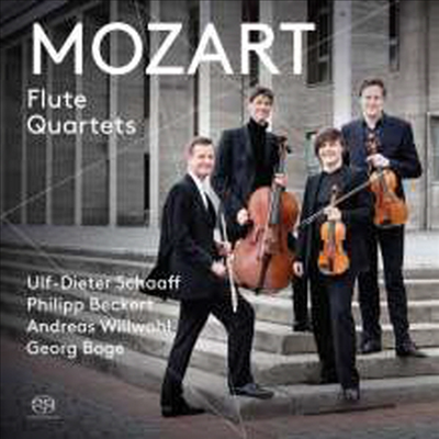 모차르트: 플루트 사중주 1 - 4번 (Mozart: Flute Quartets Nos.1 - 4) (SACD Hybrid)(CD) - Ulf-Dieter Schaaff