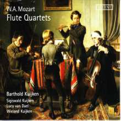 모차르트: 플루트 사중주 1 - 4번 (Mozart: Complete Flute Quartets Nos.1 - 4)(CD) - Barthold Kuijken