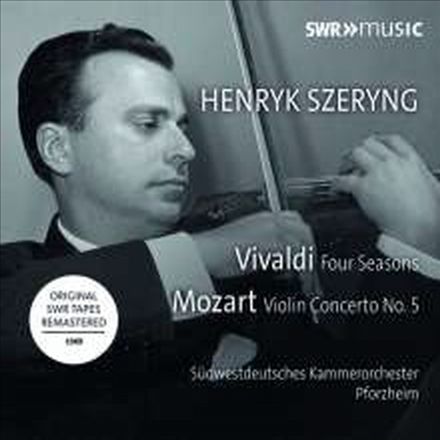 모차르트: 바이올린 협주곡 5번 &amp; 비발디: 사계 (Mozart: Violin Concerto No.5 &#39;Turkish&#39; &amp; Vivaldi: The Four Seasons)(CD) - Henryk Szeryng