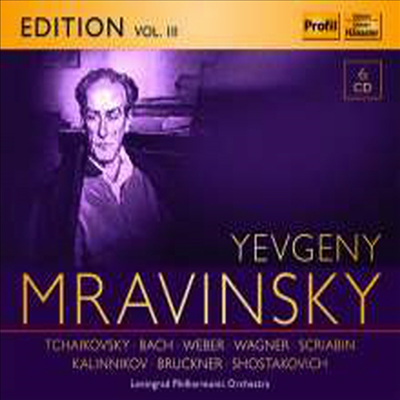 므라빈스키 에디션 3집 (Yevgeny Mravinsky Edition Vol.3) (6CD) - Yevgeny Mravinsky