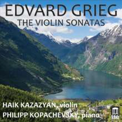 그리그: 바이올린 소나타 1 - 3번 (Grieg: Violin Sonatas Nos.1 - 3)(CD) - Haik Kazazyan