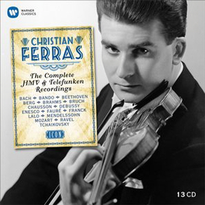 크리스티앙 페라스 - ICON 페라스 워너 전집 (Christian Ferras - The Complete HMV &amp; Telefunken Recordings) (13CD Boxset) - Christian Ferras