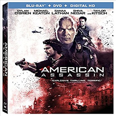 American Assassin (어쌔신: 더 비기닝) (2017) (한글무자막)(Blu-ray + DVD + Digital HD)
