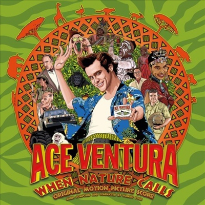 Robert Folk - Ace Ventura : When Nature Calls (에이스 벤츄라 2) (Green Vinyl LP+Digital Download Card)(Soundtrack)