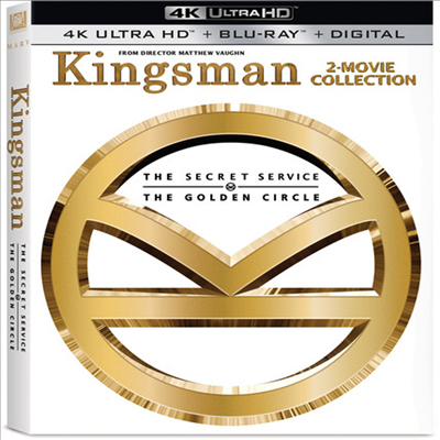 Kingsman 1 &amp; 2 (킹스맨 : 시크릿 에이전트/ 킹스맨: 골든 서클) (한글무자막)(4K Ultra HD + Blu-ray + Digital)