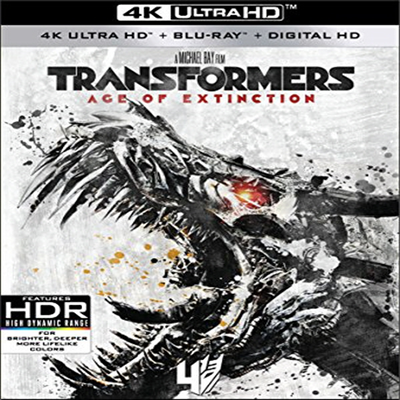 Transformers: Age Of Extinction (트랜스포머: 사라진 시대) (2014) (한글무자막)(4K Ultra HD + Blu-ray + Digital HD)