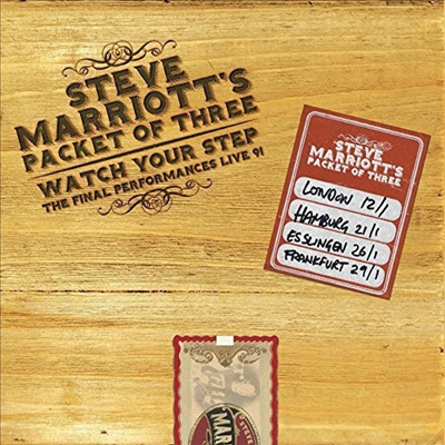 Steve Marriott's Packet Of Three - Watch Your Step: Final Performances Live 91 (4CD Boxset)