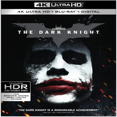 The Dark Knight (다크 나이트) (2008) (한글무자막)(4K Ultra HD + Blu-ray + Digital)