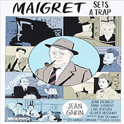 Maigret Sets A Trap (1958) (매그레 서장 덫을 놓다)(지역코드1)(한글무자막)(DVD)