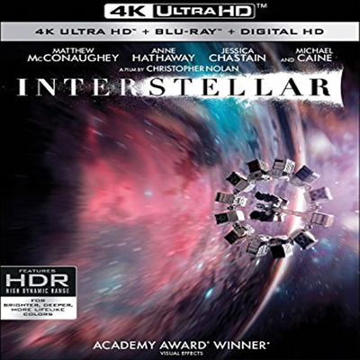 Interstellar (인터스텔라) (2014) (한글무자막)(4K Ultra HD + Blu-ray + Digital HD)