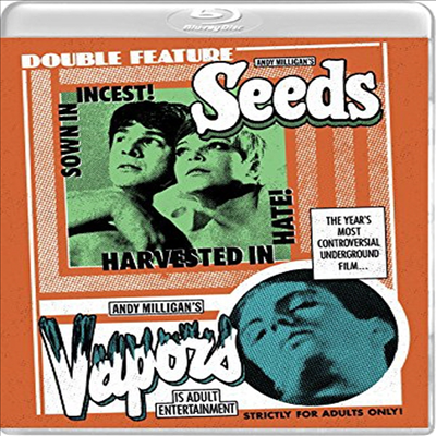 Andy Milligan&#39;s Seeds &amp; Vapors (앤디 밀리건)(한글무자막)(Blu-ray+DVD)