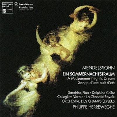 멘델스존: 한 여름 밤의 꿈, 서곡 '핑갈의 동굴' (Mendelssohn: A Midsummer Night's Dream, The Hebrides) (UHQCD)(일본반) - Philippe Herreweghe