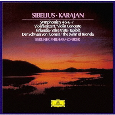 시벨리우스: 교향곡 4-7번, 바이올린 협주곡 (Sibelius: Symphonies No.4-7, Violin Concerto) (Ltd. Ed)(Single Layer)(2SHM-SACD)(일본반) - Herbert von Karajan