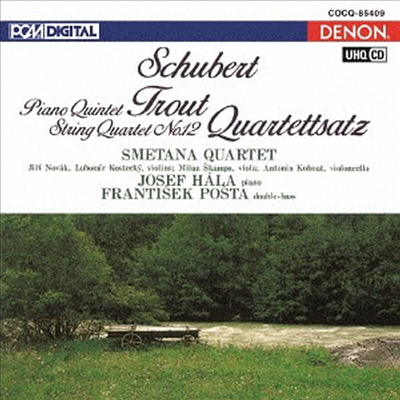 슈베르트: 피아노 오중주 &#39;송어&#39;, 현악 사중주 12번 &#39;미완성&#39; (Schubert: Piano Quintet &#39;Trout&#39;, String Quartet No.12 &#39;Quartettsatz&#39;) (UHQCD)(일본반) - Smetana Quartet