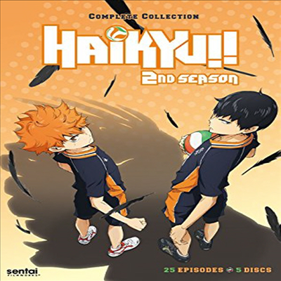 Haikyu: 2nd Season - Complete Collection (하이큐: 시즌 2)(지역코드1)(한글무자막)(5DVD)