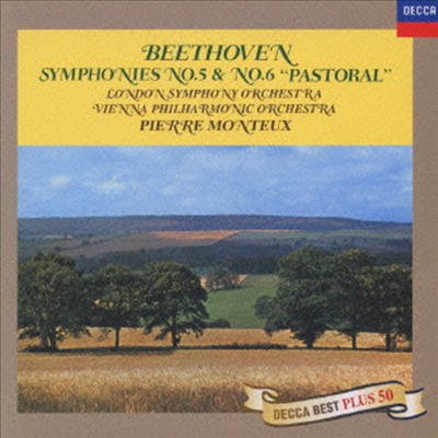 베토벤: 교향곡 5, 6번 &#39;전원&#39; (Beethoven: Symphony No.5 &amp; 6 &#39;Pastrole&#39;) (Ltd. Ed)(일본반)(CD) - Pierre Monteux