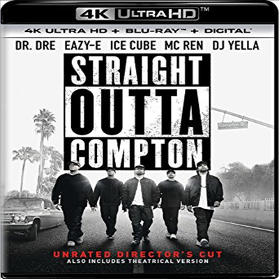 Straight Outta Compton (스트레이트 아웃 오브 컴턴) (2015) (한글무자막)(4K Ultra HD + Blu-ray + Digital)