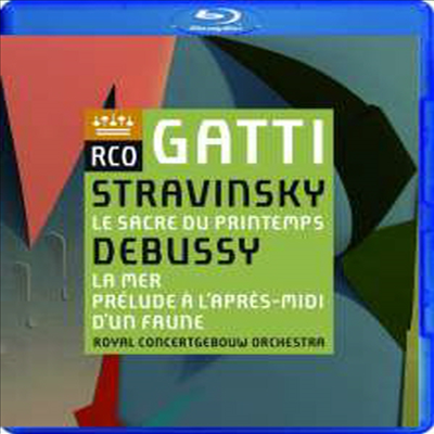 스트라빈스키: 봄의 제전 & 드뷔시: 바다 (Stravinsky: The Rite Of Spring & Debussy: La Mer) (Blu-ray) (2017) - Daniele Gatti