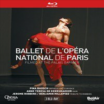 파리 오페라발레단의 가르니에 극장 3부작 (Ballet De L’Opera National De Paris) (3Blu-ray) (2017) - Filmed at The Palais Garnier