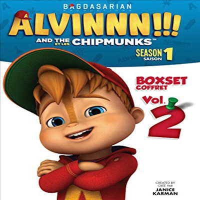 Alvin &amp; The Chipmunks: Box Set (앨빈과 슈퍼밴드)(지역코드1)(한글무자막)(DVD)