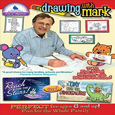 Drawing With Mark: Day With The Dinosaurs / Reach (드로잉 위드 마크)(지역코드1)(한글무자막)(DVD)