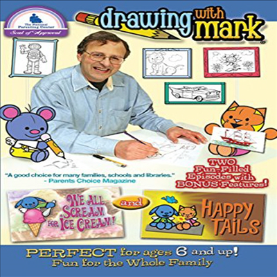 Drawing With Mark: Happy Tails / We All Scream For (드로잉 위드 마크)(지역코드1)(한글무자막)(DVD)