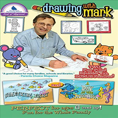 Drawing With Mark: Something Fish / Day At The (드로잉 위드 마크)(지역코드1)(한글무자막)(DVD)