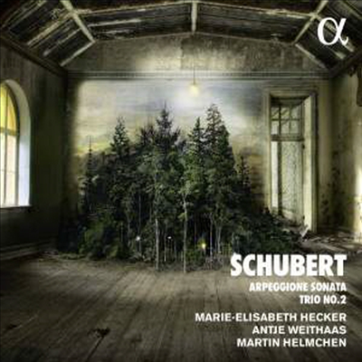 슈베르트: 아르페지오네 소나타 &amp; 피아노 삼중주 2번 (Schubert: Arpeggione Sonata &amp; Piano Trio No.2) (Digipack)(CD) - Marie-Elisabeth Hecker