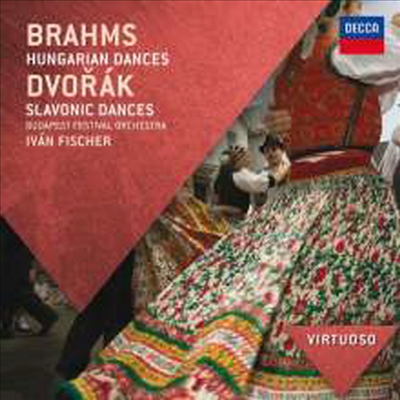 브람스: 헝가리 무곡, 드보르작: 슬라브 무곡 (Brahms: Hungarian Dances, Dvorak: Slavonic Dances)(CD) - Ivan Fischer