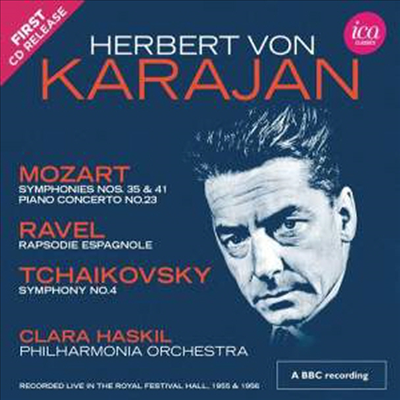 차이코프스키: 교향곡 4번 & 모차르트 교향곡 35, 41번 (Tchaikovsky: Symphony No.4 & Mozart: Symphony No.35, 41) (2CD) - Herbert von Karajan