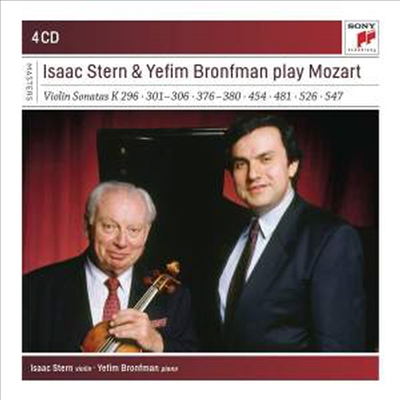 아이작 스턴과 예핌 브론프만이 연주하는 모차르트 바이올린 소타집 (Isaac Stern and Yefim Bronfman Play Mozart Violin Sonatas) (4CD) - Isaac Stern