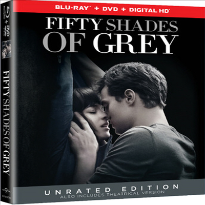 Fifty Shades Of Grey (그레이의 50가지 그림자) (Unrated)(한글무자막)(Blu-ray+DVD)