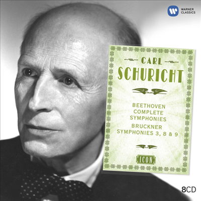 베토벤: 교향곡 1-9번, 브루크너: 교향곡 3, 8 & 9 (Carl Schuricht Conducts Beethoven & Bruckner Symphonies) (8CD Boxset) - Carl Schuricht