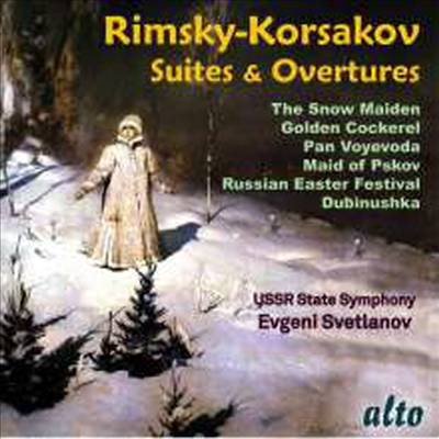 림스키-코르사코프: 관현악 모음곡과 서곡 (Rimsky-Korsakov: Suiten &amp; Ouvertueren)(CD) - Yevgeni Svetlanov