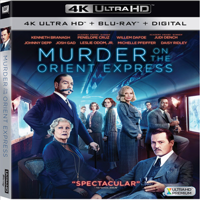 Murder On The Orient Express (오리엔트 특급 살인) (2017) (한글무자막)(4K Ultra HD + Blu-ray + Digital)