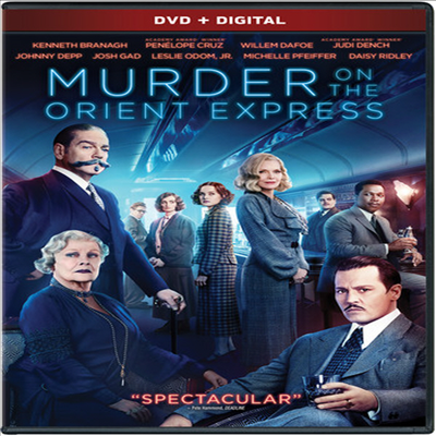 Murder On The Orient Express (오리엔트 특급 살인) (2017) (지역코드1)(한글무자막)(DVD + Digital)