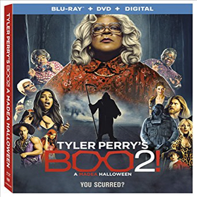 Tyler Perry&#39;s Boo 2: Madea Halloween (부 2! 어 마디아 할로윈)(한글무자막)(Blu-ray+DVD)