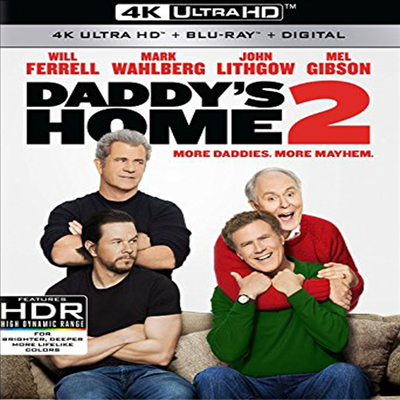 Daddy&#39;s Home 2 (대디스 홈2) (2017) (한글자막)(4K Ultra HD + Blu-ray + Digital)