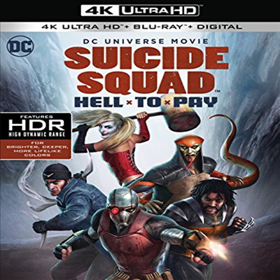 DCU: Suicide Squad - Hell To Pay (수어사이드 스쿼드: 헬 투 페이) (2018) (한글무자막)(4K Ultra HD + Blu-ray + Digital)