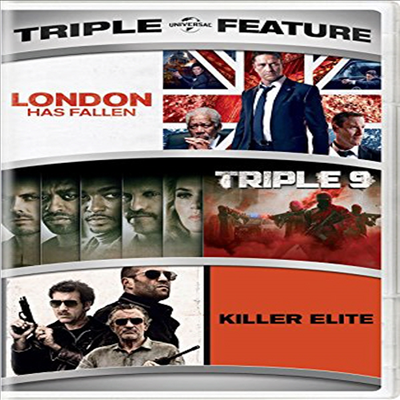 London Has Fallen / Triple 9 / Killer Elite (런던 해즈 폴른/킬러 엘리트)(지역코드1)(한글무자막)(DVD)