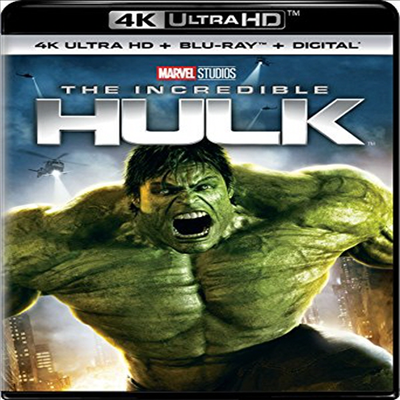 The Incredible Hulk (인크레더블 헐크) (2008) (한글무자막)(4K Ultra HD + Blu-ray + Digital)