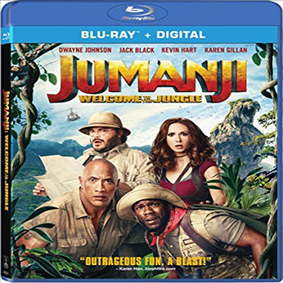 Jumanji: Welcome To The Jungle (쥬만지: 새로운 세계) (2017) (한글자막)(Blu-ray + Digital)