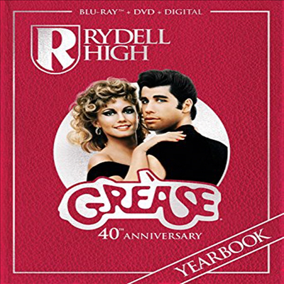 Grease - 40th Anniversary Edition (그리스) (1978) (한글무자막)(Blu-ray + DVD + Digital)